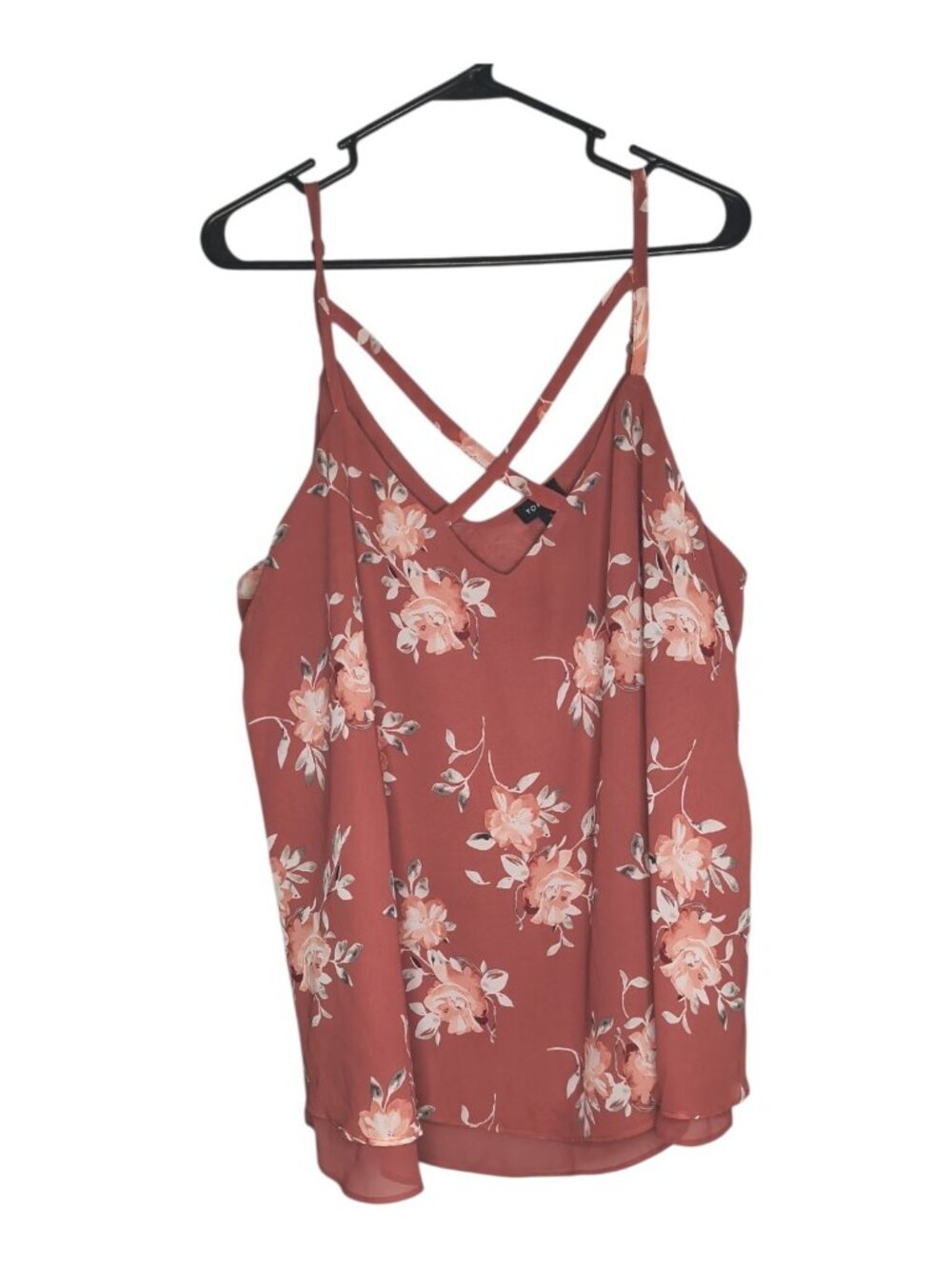 Torrid Sophie Tank Top Womens Size 2 Multicolor Floral Straps Sleeveless Casual